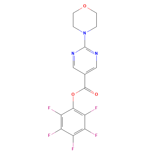 (2,3,4,5,6-pentafluorophenyl) 2-morpholin-4-ylpyrimidine-5-carboxylate (CAS: 941717-05-1) - Related Chemical Product