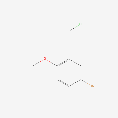 4-bromo-2-(1-chloro-2-methylpropan-2-yl)-1-methoxybenzene (CAS: 68505-83-9) - Related Chemical Product