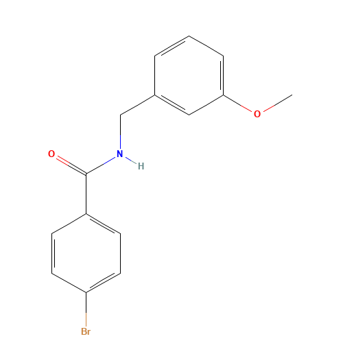 4-bromo-N-[(3-methoxyphenyl)methyl]benzamide (CAS: 710310-41-1) - Related Chemical Product