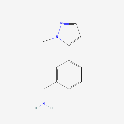 [3-(2-methylpyrazol-3-yl)phenyl]methanamine (CAS: 934570-45-3) - Related Chemical Product