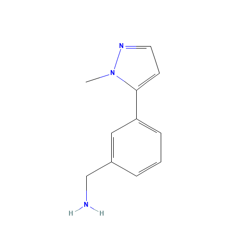 [3-(2-methylpyrazol-3-yl)phenyl]methanamine (CAS: 934570-45-3) - Related Chemical Product