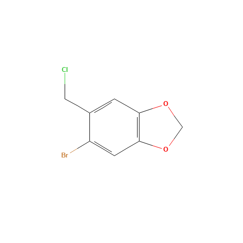5-bromo-6-(chloromethyl)-1,3-benzodioxole (CAS: 64603-67-4) - Related Chemical Product
