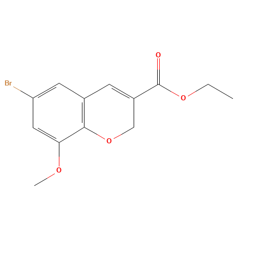 ethyl 6-bromo-8-methoxy-2H-chromene-3-carboxylate (CAS: 885271-21-6) - Related Chemical Product
