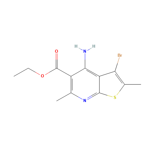 ethyl 4-amino-3-bromo-2,6-dimethylthieno[2,3-b]pyridine-5-carboxylate (CAS: 1312594-11-8) - Related Chemical Product
