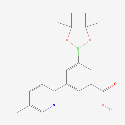 3-(5-methylpyridin-2-yl)-5-(4,4,5,5-tetramethyl-1,3,2-dioxaborolan-2-yl)benzoic acid (CAS: 1150263-88-9) - Related Chemical Product