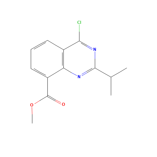 methyl 4-chloro-2-propan-2-ylquinazoline-8-carboxylate (CAS: 1357079-86-7) - Related Chemical Product