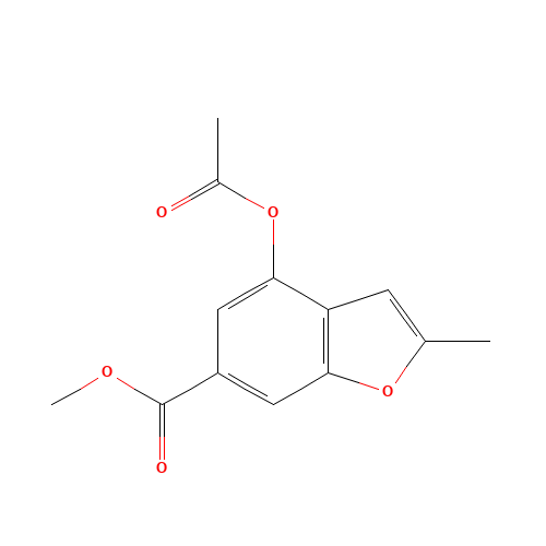 methyl 4-acetyloxy-2-methyl-1-benzofuran-6-carboxylate (CAS: 37978-61-3) - Related Chemical Product