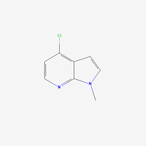 4-chloro-1-methylpyrrolo[2,3-b]pyridine (CAS: 74420-05-6) - Chemical Structure and Molecular Formula 