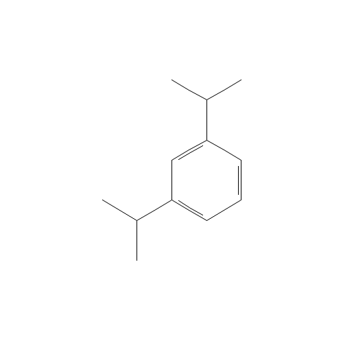 1,3-di(propan-2-yl)benzene (CAS: 99-62-7) - Chemical Structure and Molecular Formula 