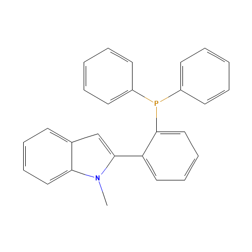 [2-(1-methylindol-2-yl)phenyl]-diphenylphosphane (CAS: 1067883-56-0) - Related Chemical Product