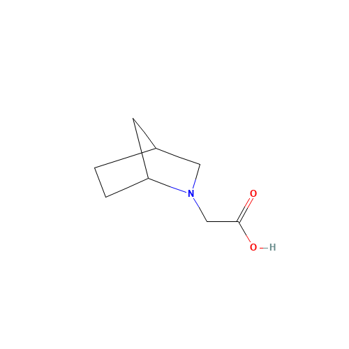 2-(3-azabicyclo[2.2.1]heptan-3-yl)acetic acid (CAS: 933690-44-9) - Chemical Structure and Molecular Formula 