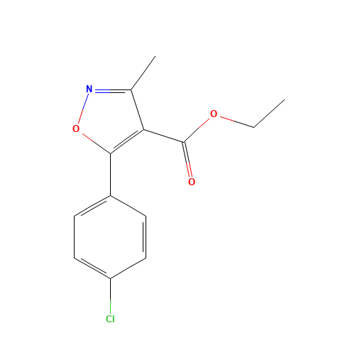 ethyl 5-(4-chlorophenyl)-3-methyl-1,2-oxazole-4-carboxylate (CAS: 97026-72-7) - Related Chemical Product