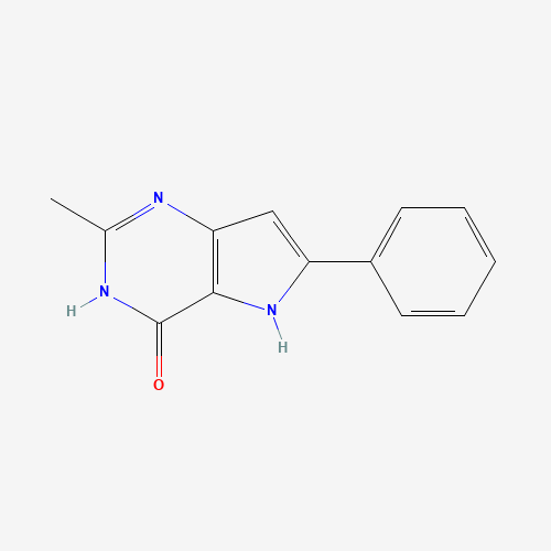 2-methyl-6-phenyl-1,5-dihydropyrrolo[3,2-d]pyrimidin-4-one (CAS: 95980-17-9) - Related Chemical Product