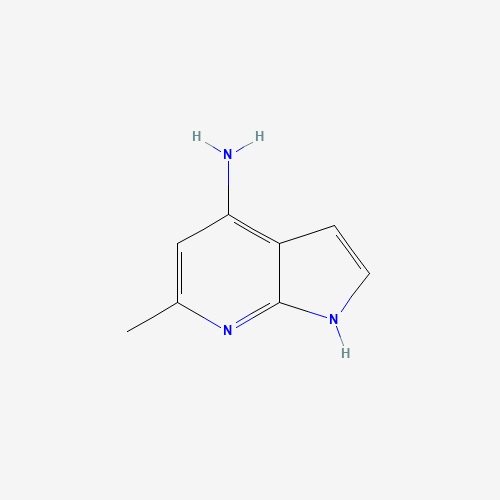 6-methyl-1H-pyrrolo[2,3-b]pyridin-4-amine (CAS: 1000340-60-2) - Chemical Structure and Molecular Formula 