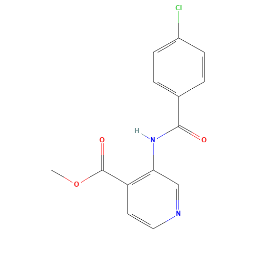 methyl 3-[(4-chlorobenzoyl)amino]pyridine-4-carboxylate (CAS: 929214-68-6) - Related Chemical Product