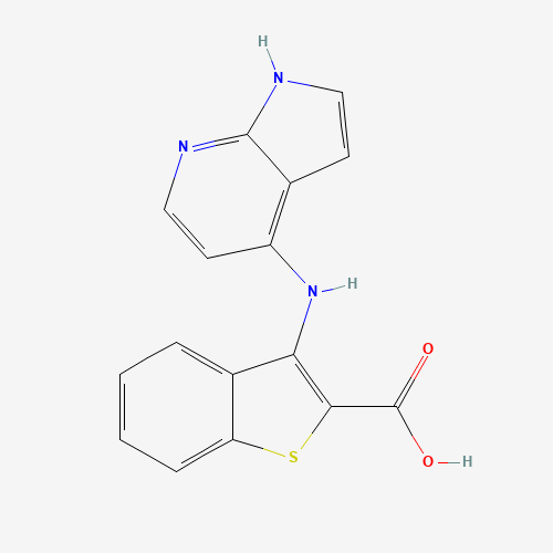 3-(1H-pyrrolo[2,3-b]pyridin-4-ylamino)-1-benzothiophene-2-carboxylic acid (CAS: 1265225-98-6) - Related Chemical Product