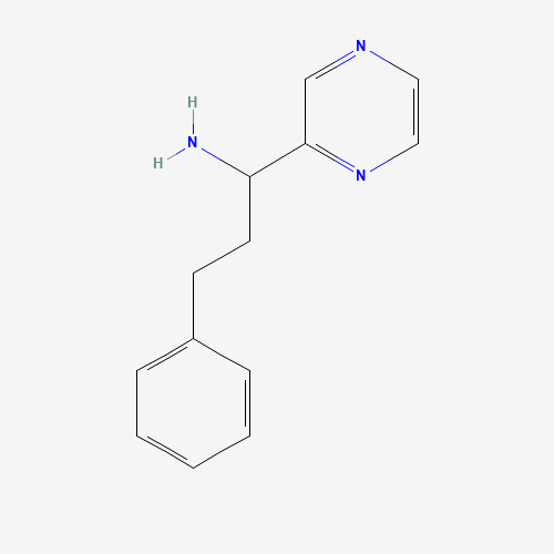 3-phenyl-1-pyrazin-2-ylpropan-1-amine (CAS: 885275-26-3) - Related Chemical Product