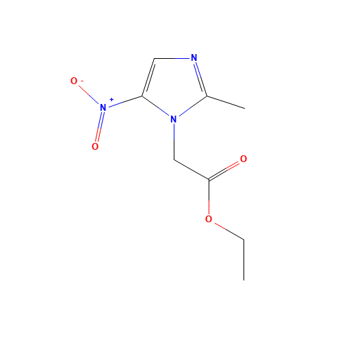 ethyl 2-(2-methyl-5-nitroimidazol-1-yl)acetate (CAS: 1016-40-6) - Related Chemical Product