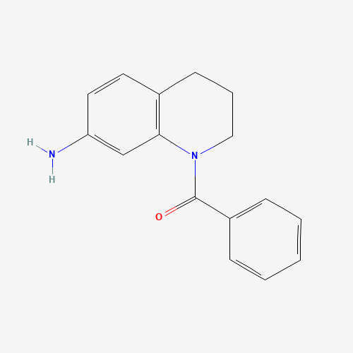 (7-amino-3,4-dihydro-2H-quinolin-1-yl)-phenylmethanone (CAS: 857759-24-1) - Chemical Structure and Molecular Formula 