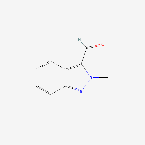 2-methylindazole-3-carbaldehyde (CAS: 34252-54-5) - Chemical Structure and Molecular Formula 