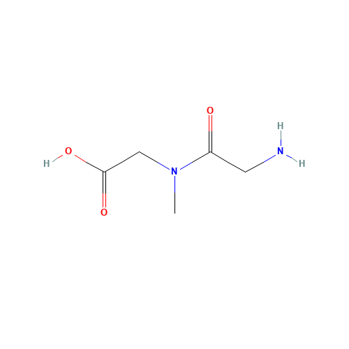 2-[(2-aminoacetyl)-methylamino]acetic acid (CAS: 29816-01-1) - Chemical Structure and Molecular Formula 