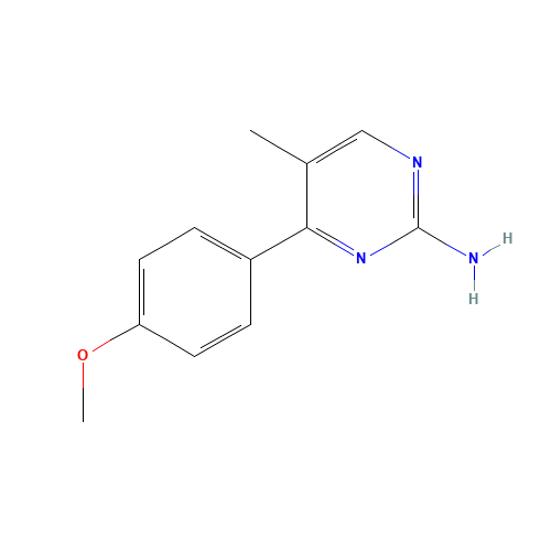 4-(4-methoxyphenyl)-5-methylpyrimidin-2-amine (CAS: 61541-78-4) - Related Chemical Product