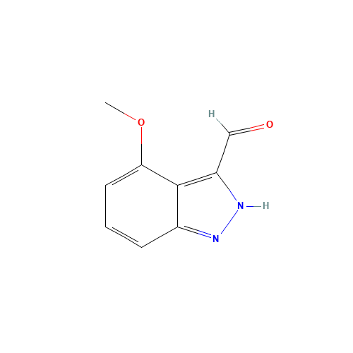 4-methoxy-2H-indazole-3-carbaldehyde (CAS: 898747-12-1) - Related Chemical Product