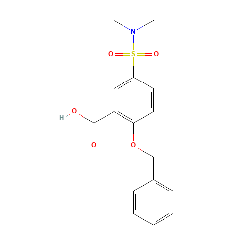 5-(dimethylsulfamoyl)-2-phenylmethoxybenzoic acid (CAS: 1285516-70-2) - Related Chemical Product
