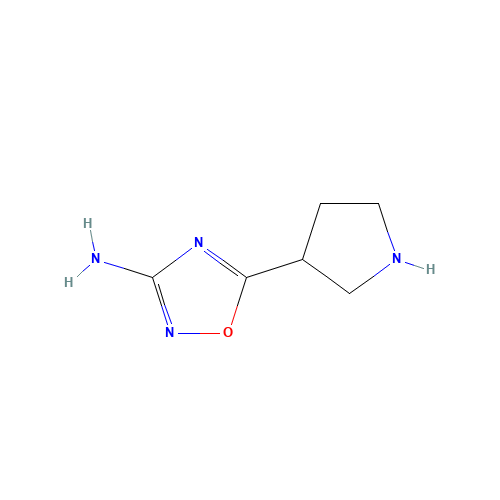 5-pyrrolidin-3-yl-1,2,4-oxadiazol-3-amine (CAS: 114724-78-6) - Related Chemical Product
