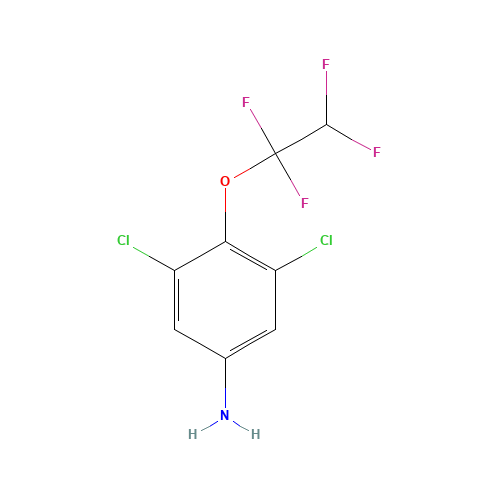 3,5-dichloro-4-(1,1,2,2-tetrafluoroethoxy)aniline (CAS: 104147-32-2) - Related Chemical Product