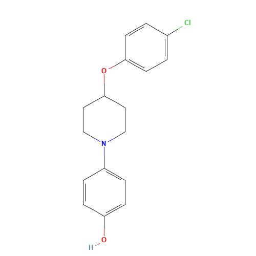 4-[4-(4-chlorophenoxy)piperidin-1-yl]phenol (CAS: 681509-00-2) - Related Chemical Product