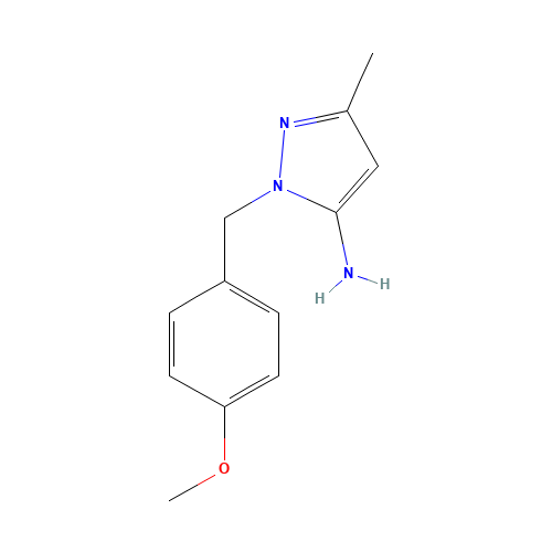 2-[(4-methoxyphenyl)methyl]-5-methylpyrazol-3-amine (CAS: 949556-61-0) - Related Chemical Product