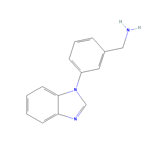 [3-(benzimidazol-1-yl)phenyl]methanamine (CAS: 1369016-37-4) - Related Chemical Product