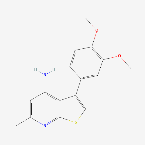 3-(3,4-dimethoxyphenyl)-6-methylthieno[2,3-b]pyridin-4-amine (CAS: 1312594-24-3) - Related Chemical Product