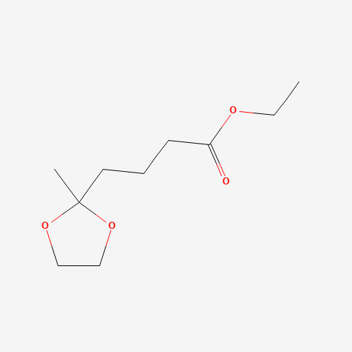 ethyl 4-(2-methyl-1,3-dioxolan-2-yl)butanoate (CAS: 944-27-4) - Related Chemical Product