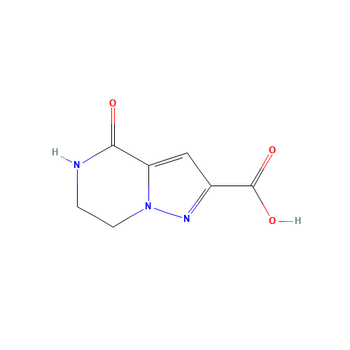 4-oxo-6,7-dihydro-5H-pyrazolo[1,5-a]pyrazine-2-carboxylic acid (CAS: 1029721-02-5) - Related Chemical Product