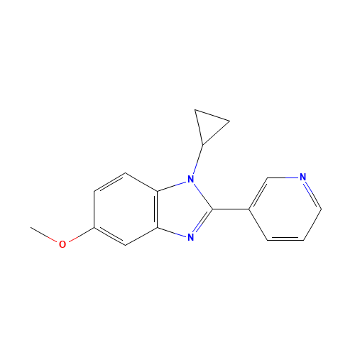 1-cyclopropyl-5-methoxy-2-pyridin-3-ylbenzimidazole (CAS: 1356483-13-0) - Related Chemical Product