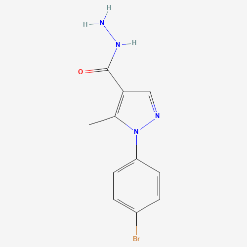 1-(4-bromophenyl)-5-methylpyrazole-4-carbohydrazide (CAS: 618092-50-5) - Related Chemical Product