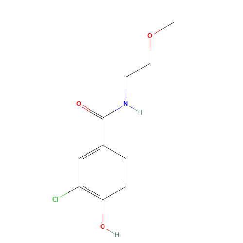 3-chloro-4-hydroxy-N-(2-methoxyethyl)benzamide (CAS: 1019466-53-5) - Related Chemical Product