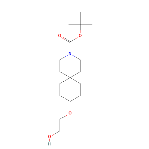 tert-butyl 9-(2-hydroxyethoxy)-3-azaspiro[5.5]undecane-3-carboxylate (CAS: 1246508-09-7) - Related Chemical Product