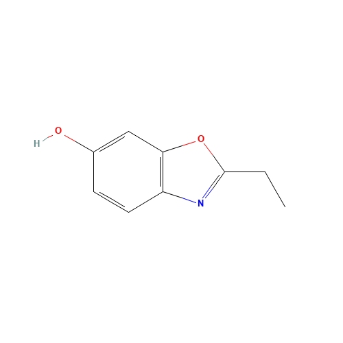 2-ethyl-1,3-benzoxazol-6-ol (CAS: 171628-43-6) - Chemical Structure and Molecular Formula 