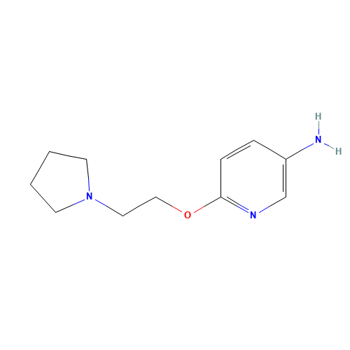 6-(2-pyrrolidin-1-ylethoxy)pyridin-3-amine (CAS: 945720-38-7) - Related Chemical Product