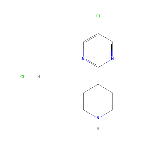 5-chloro-2-piperidin-4-ylpyrimidine;hydrochloride (CAS: 1402666-88-9) - Related Chemical Product