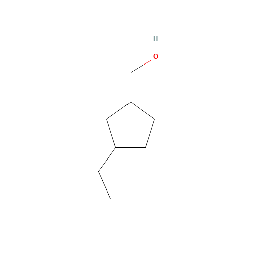 (3-ethylcyclopentyl)methanol (CAS: 328260-94-2) - Chemical Structure and Molecular Formula 