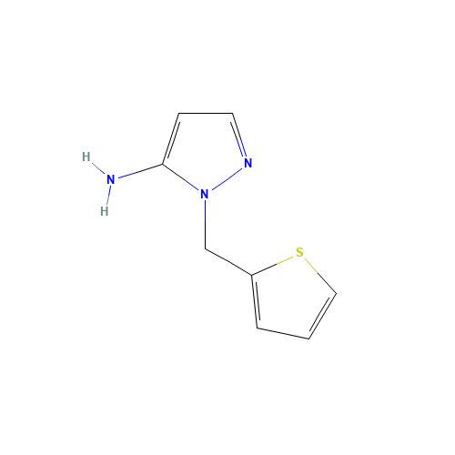 2-(thiophen-2-ylmethyl)pyrazol-3-amine (CAS: 4394-26-7) - Related Chemical Product