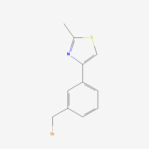 4-[3-(bromomethyl)phenyl]-2-methyl-1,3-thiazole (CAS: 852180-42-8) - Related Chemical Product