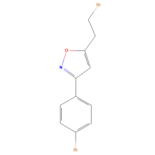 5-(2-bromoethyl)-3-(4-bromophenyl)-1,2-oxazole (CAS: 1199773-55-1) - Related Chemical Product