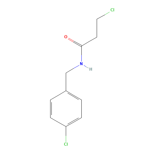 3-chloro-N-[(4-chlorophenyl)methyl]propanamide (CAS: 103038-67-1) - Related Chemical Product