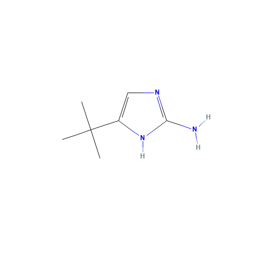 5-tert-butyl-1H-imidazol-2-amine (CAS: 82560-19-8) - Chemical Structure and Molecular Formula 