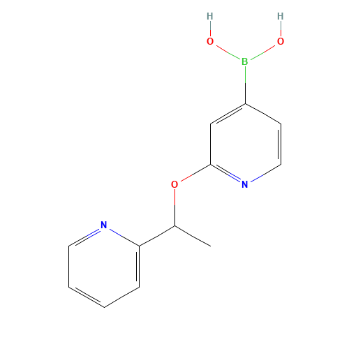 [2-(1-pyridin-2-ylethoxy)pyridin-4-yl]boronic acid (CAS: 1610520-38-1) - Related Chemical Product